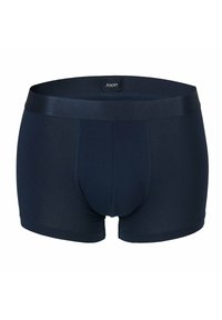 Boxer shorts blu navy scuro realizzati in tessuto morbido. Caratterizzati da una fascia in vita ampia con logo, fronte sagomato e cuciture rinforzate per un migliore supporto.