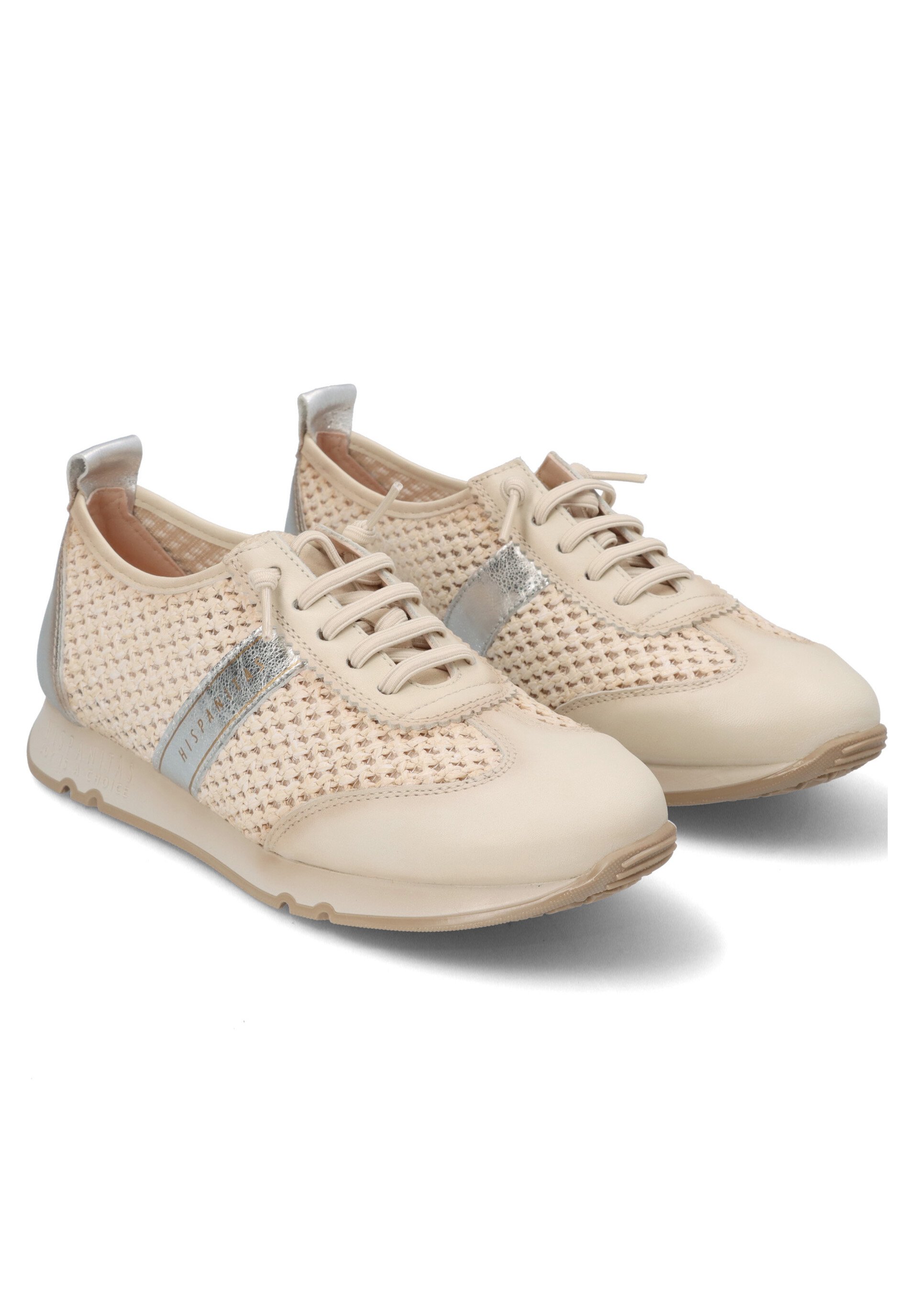 HISPANITAS Rafaella CHV221739 blanco metalizado Deportivo cordones mujer