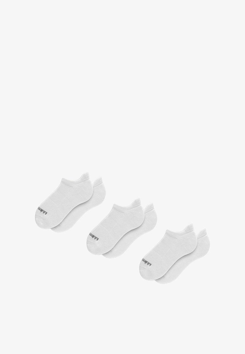 lululemon DAILY ESSENTIAL 3 PACK - Varrettomat sukat - white