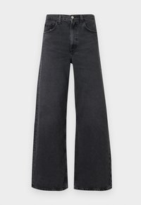 LOW CURVE JEAN - Široke hlačnice - grey denim