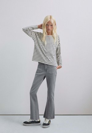Camiseta de manga larga - anthracite stripes