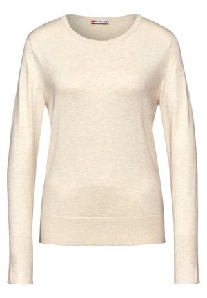 Striktrøje - beige