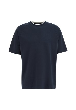 WE Fashion, T-Shirt basic - dark blue