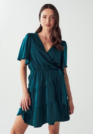 SELENE MINI DRESS - Day dress - emerald