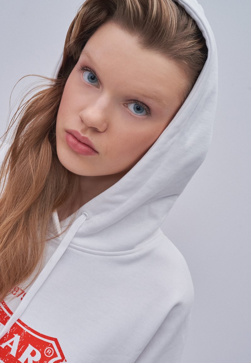 Damen Sweatshirts | Big Star GLADYS Kapuzenpullover weiß - JA27812 Damen Sweatshirts | Big Star GLADYS Kapuzenpullover weiß - JA27812