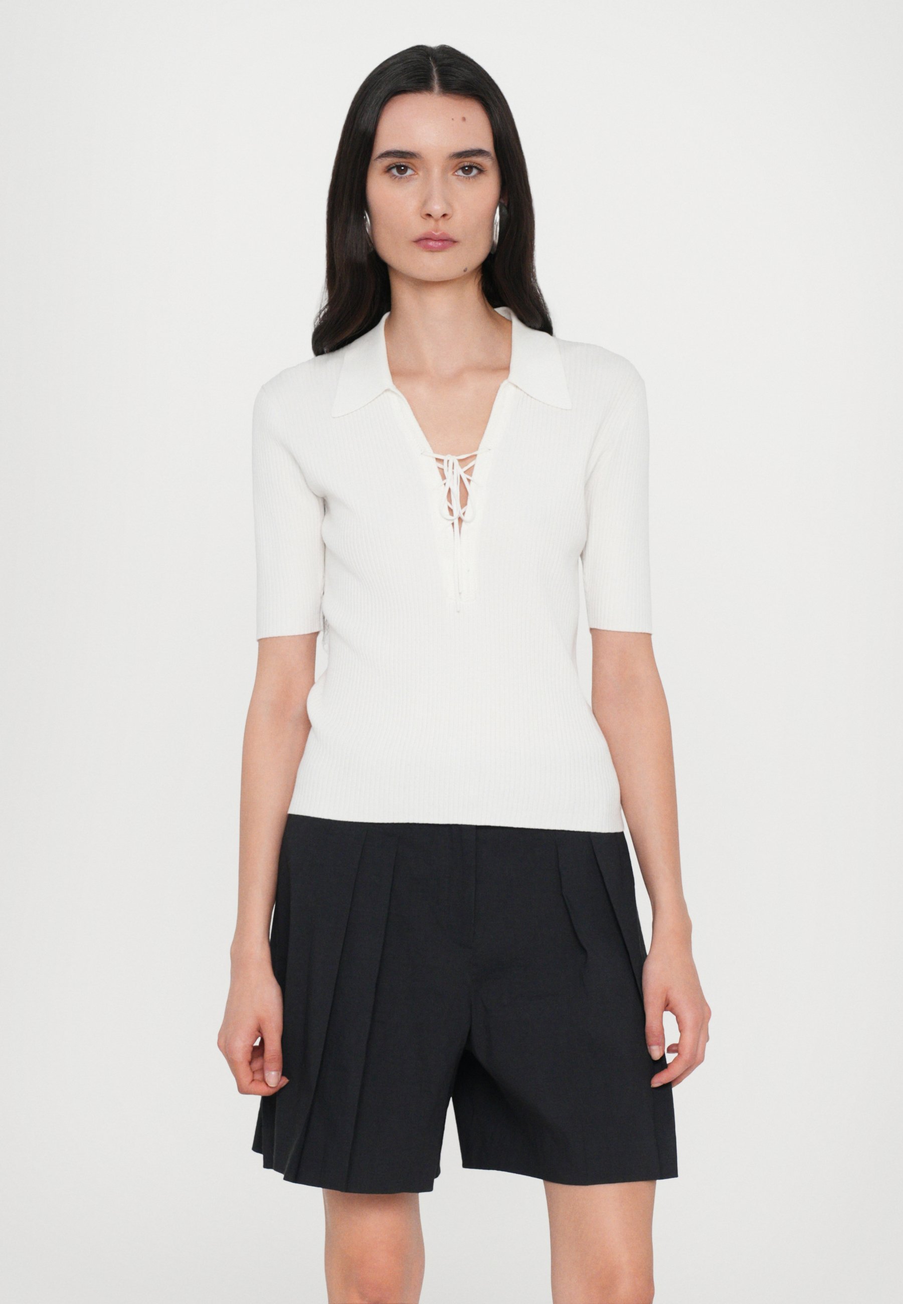 Ralph Lauren★Long Pinstripe Hemp Short Long Pinstripe Hemp Short