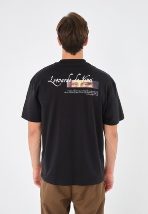 Print T-shirt - black
