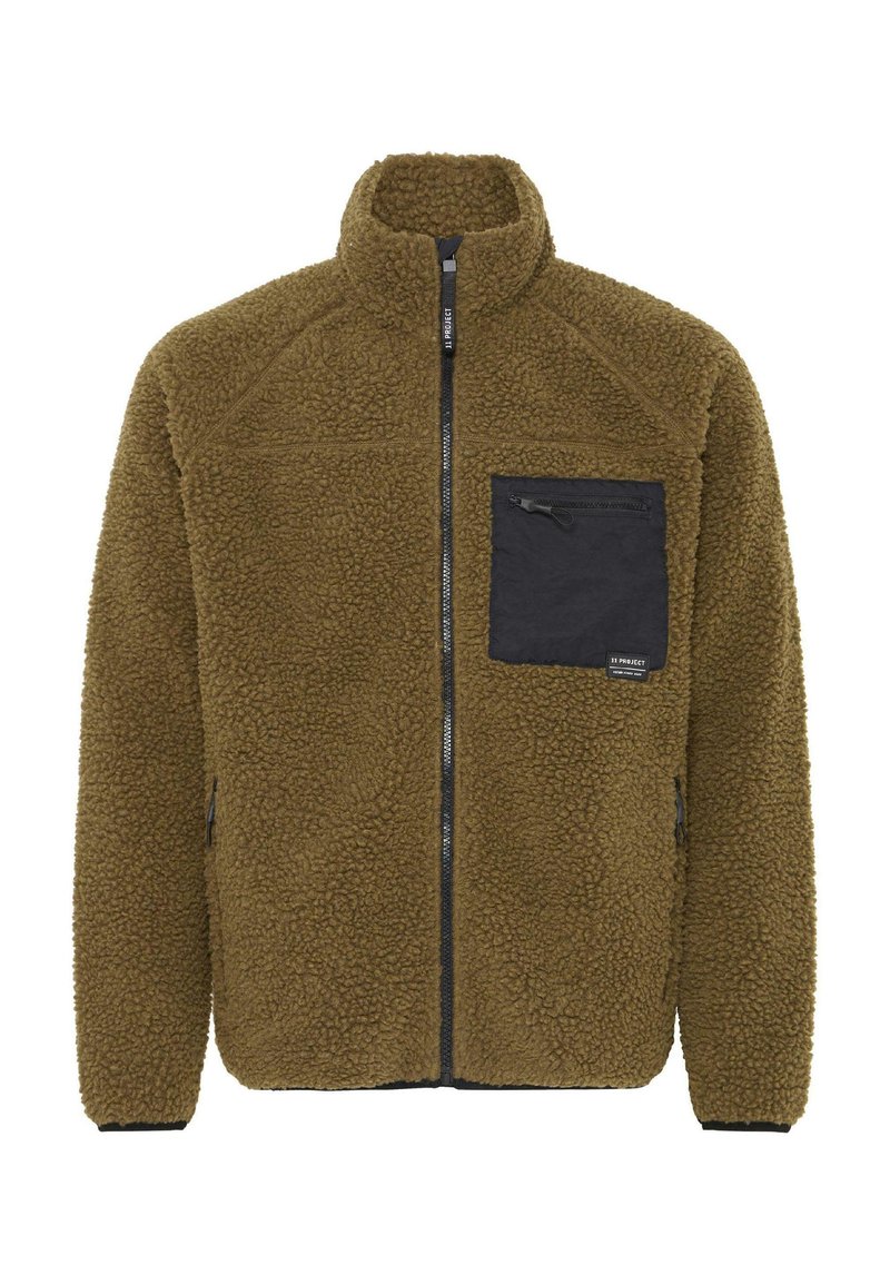 11 Project Giacca Teddy Uomo 'Rromy' – Felpa Con Cerniera, Colletto Alto, Tasche, Materiale Morbido, Vestibilità Regolare - 3