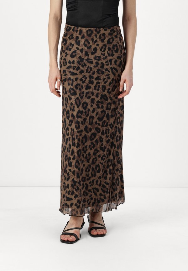 JXMINNA MESH SKIRT - A-line skirt - tigers eye