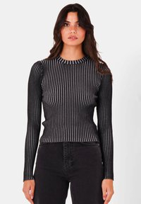 BICOLORED - Trui - black