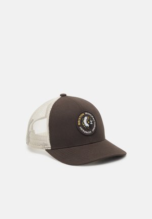RIVAL STAMP UNISEX - Cappellino - deep brown/off-white