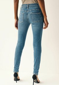 Next LIFT SHAPE STANDARD - Traperice uskog kroja - denim dark blue greencast