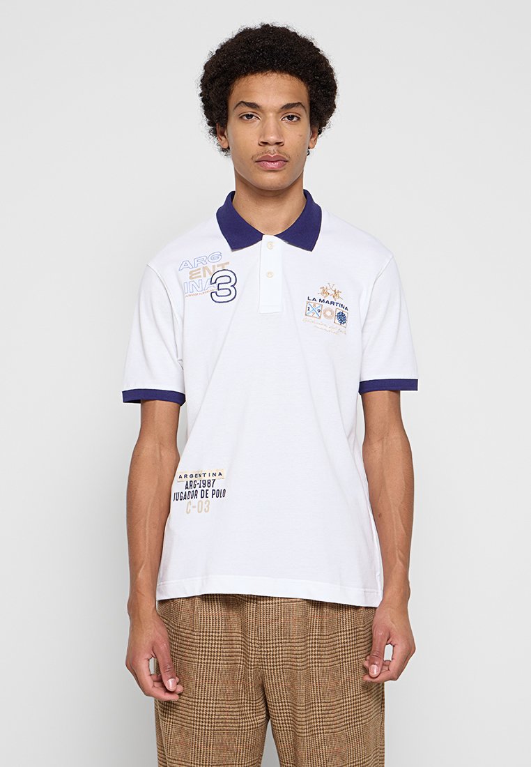 LA MARTINA Poloshirt wit