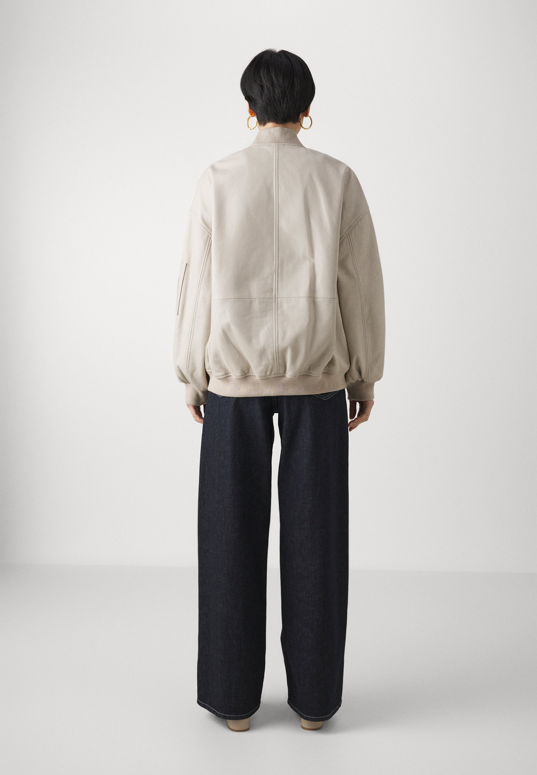 Blouson En Cuir Suédé Pinko - Taille 36 - Rouge - Neuf Avec étiquettes