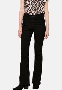 LolaLiza WITH HIGH WAIST - Jeans bootcut - black