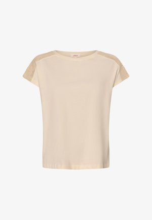 s.Oliver Print T-shirt - sand