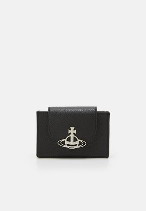 GRAIN FLAP CARD HOLDER - Portafoglio - black