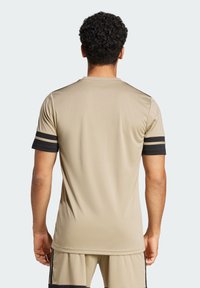 adidas Performance SQUADRA25 SHORT SLEEVE - T-shirt de sport - blanch cargo black warm vanilla