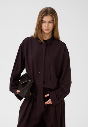 Gestuz SCHANY SHIRT - Chemisier - deep plum