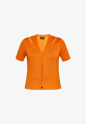 faina, Cardigan - orange