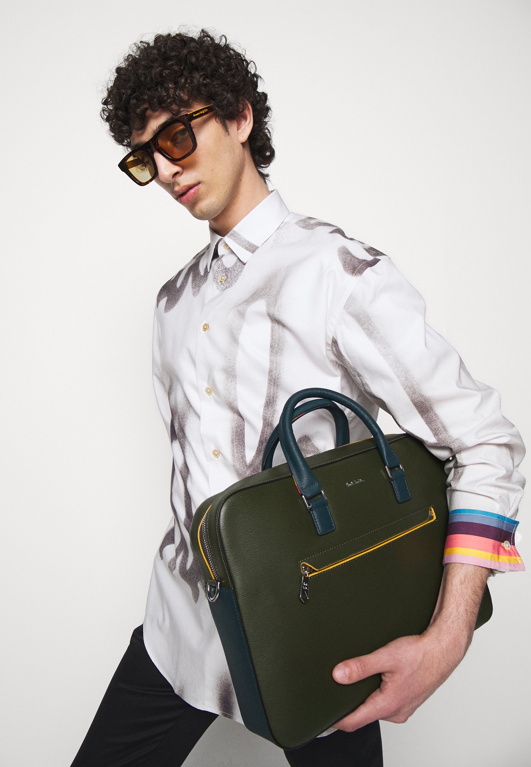 Paul Smith BAG EMBOSS UNISEX - Borsa porta PC - dark green/verde scuro -  Zalando