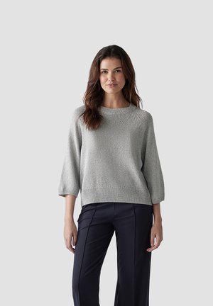 Strickpullover - grau