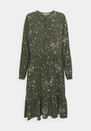 VIKSAIW DRESS - Sukienka letnia - beetle green springels