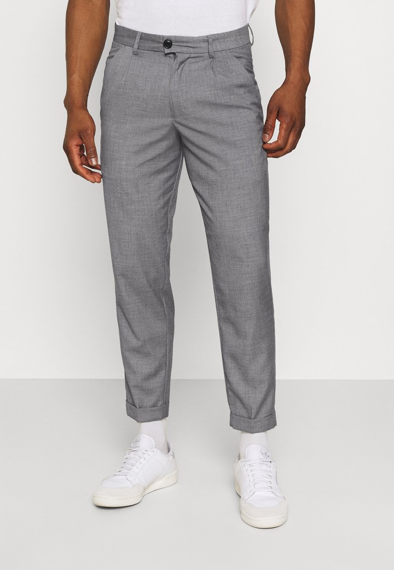 Jack & Jones PREMIUM Trousers - mottled grey