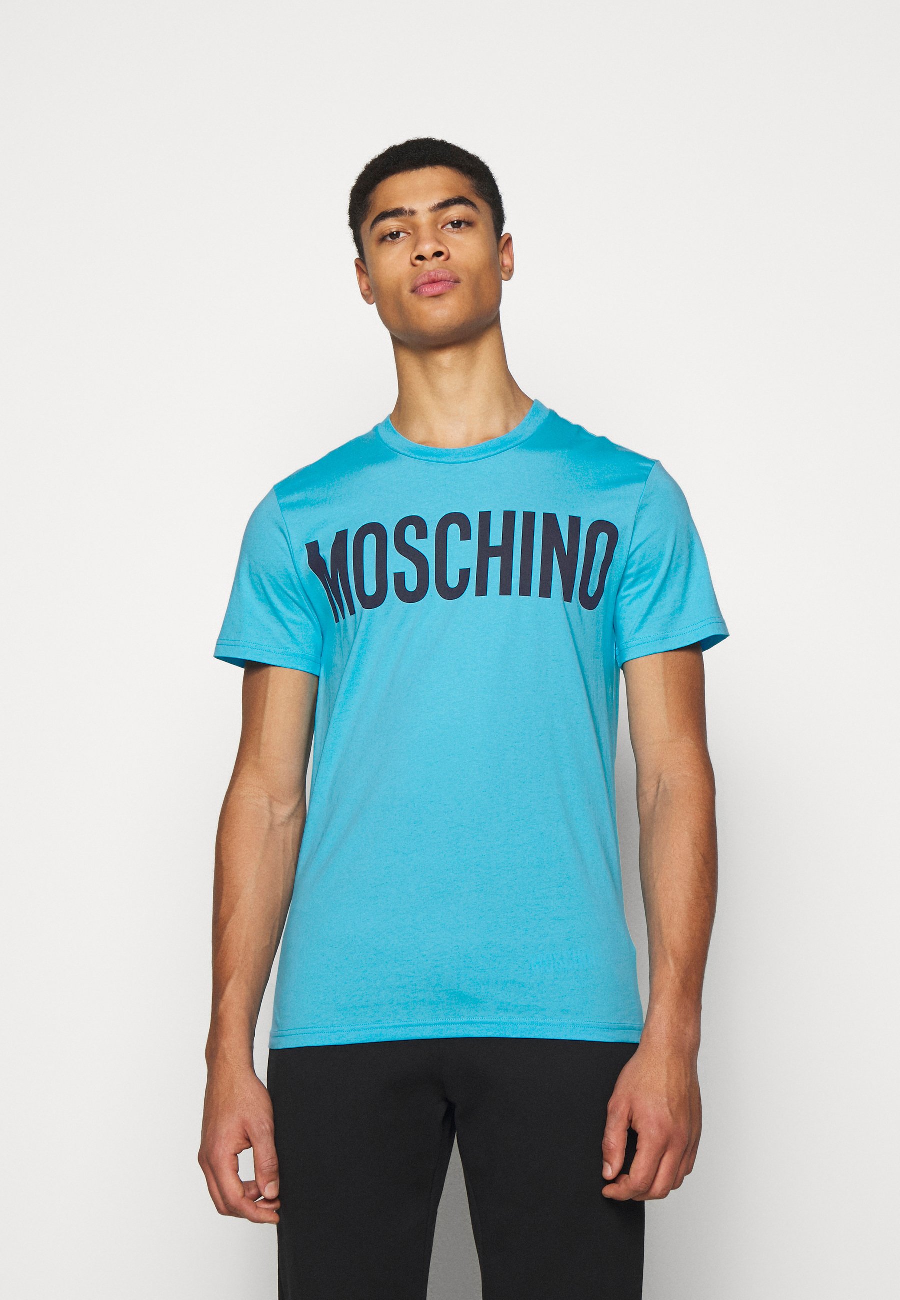 light blue moschino t shirt