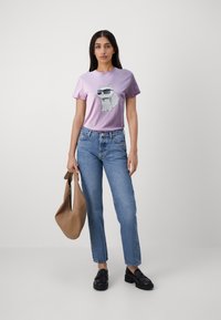 KARL LAGERFELD IKON CHOUPETTE - Camiseta estampada - orchid bouquet