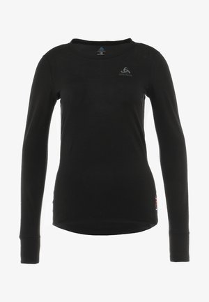 ODLO SPORT BASE LAYER LANGARMSHIRT - Long sleeved top - black