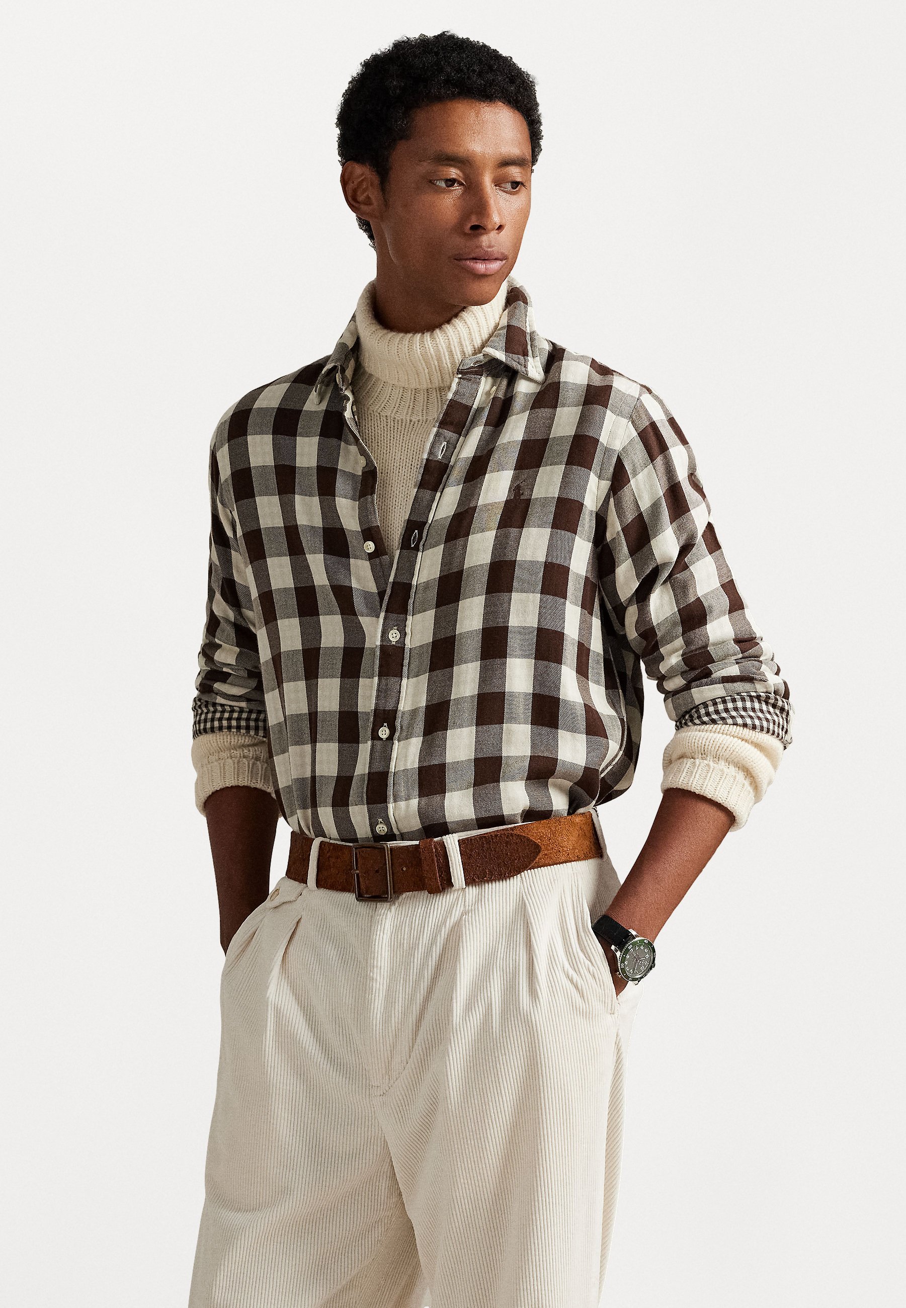 Polo Ralph Lauren CUSTOM FIT PLAID DOUBLE-FACED SHIRT - Shirt