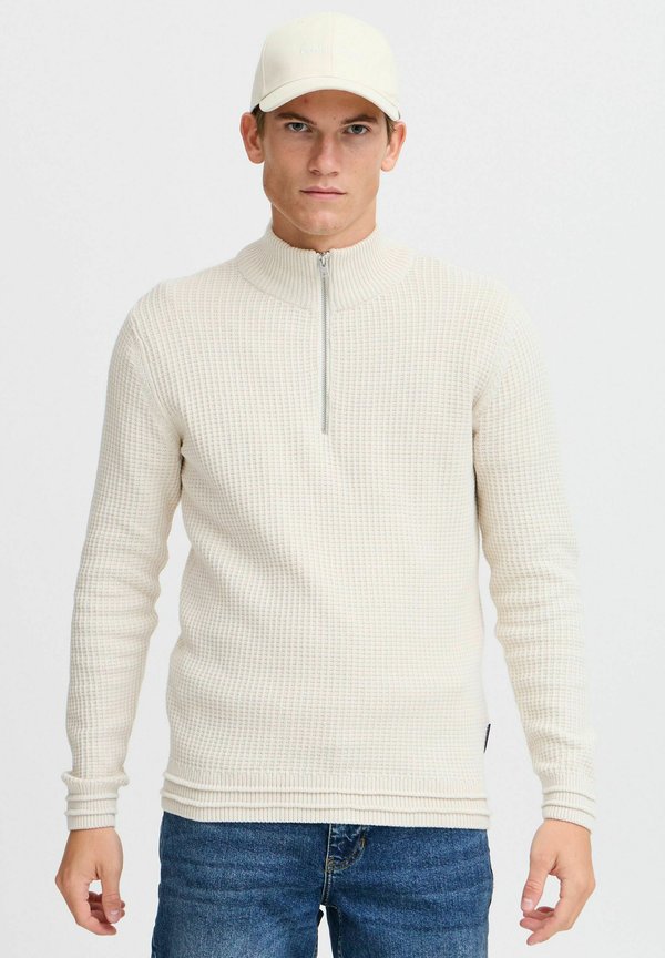 CFKARL HALFZIP STRUCTURED KNIT - Jumper - rainy day