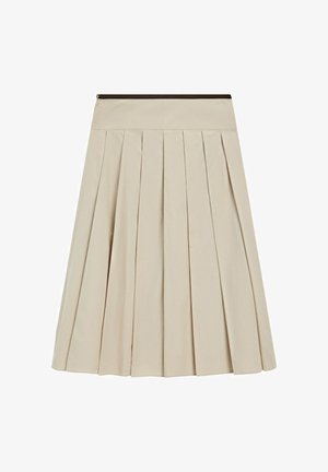 Massimo Dutti, A-snit nederdel - sand