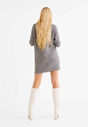 Mango Jumper dress - mottled grey