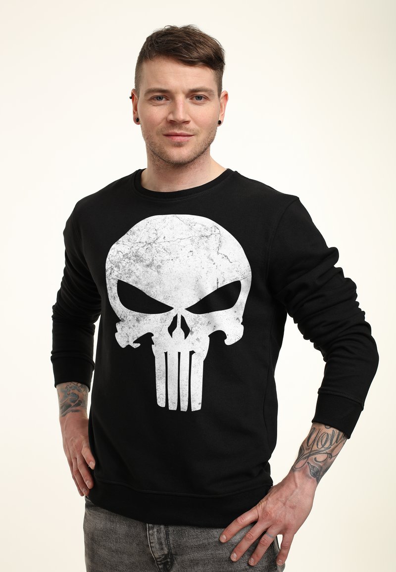 Marvel MARVEL PUNISHER DISTRESSED SKULL - Bluza