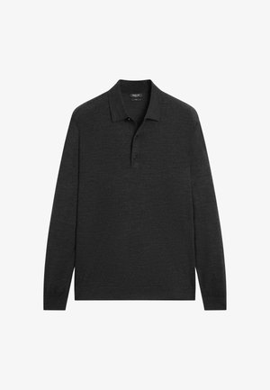 Massimo Dutti, Poloshirts - dark grey