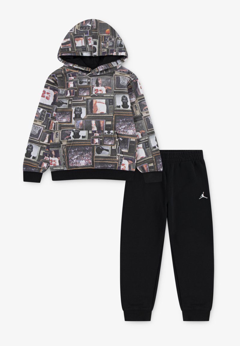 Jordan JDB MJ BROOKLYN AOP FLC SET - Trainingspak - black