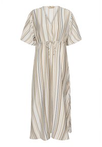 Culture Maksi suknelė - blue brown stripe