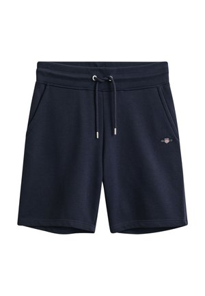 GANT REG SHIELD  - Spodnji deli trenirk - blau