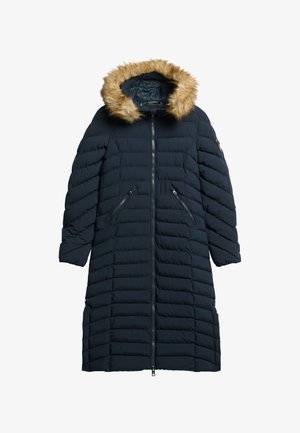 Superdry & Co FUJI LONGLINE - Wintermantel - eclipse navy