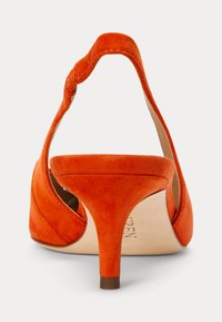 Lauren Ralph Lauren LOLAH II SUEDE SLINGBACK PUMP - Avokkaat - orange