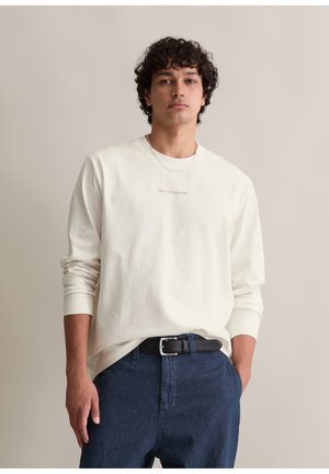 Langarmshirt - silky white