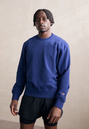 ICONS CREWNECK WITH SMALL TONAL LOGO - Sweatshirt - dark blue