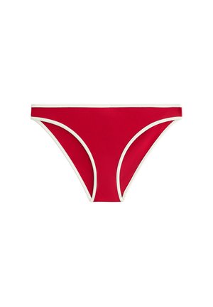 OYSHO CONTRAST TRIM CLASSIC - Spodní díl bikin - red