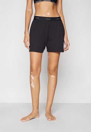 Calvin Klein Underwear SHORT ICON COTTON TERRY - Pyjama bottoms - black