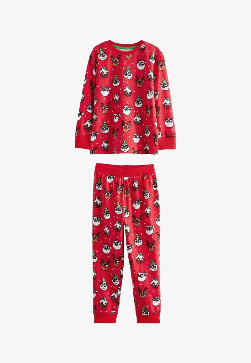 Next SINGLE LONG SLEEVE SET - Pidžaamakomplekt - red christmas character