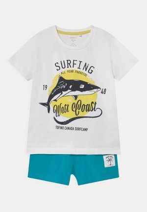 NMMZHARKON SET - Camiseta estampada - bright white