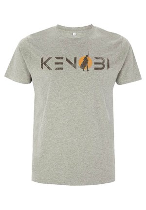 OBI-WAN KENOBI SINGLE SUN LOGO - T-Shirt print - melange grey