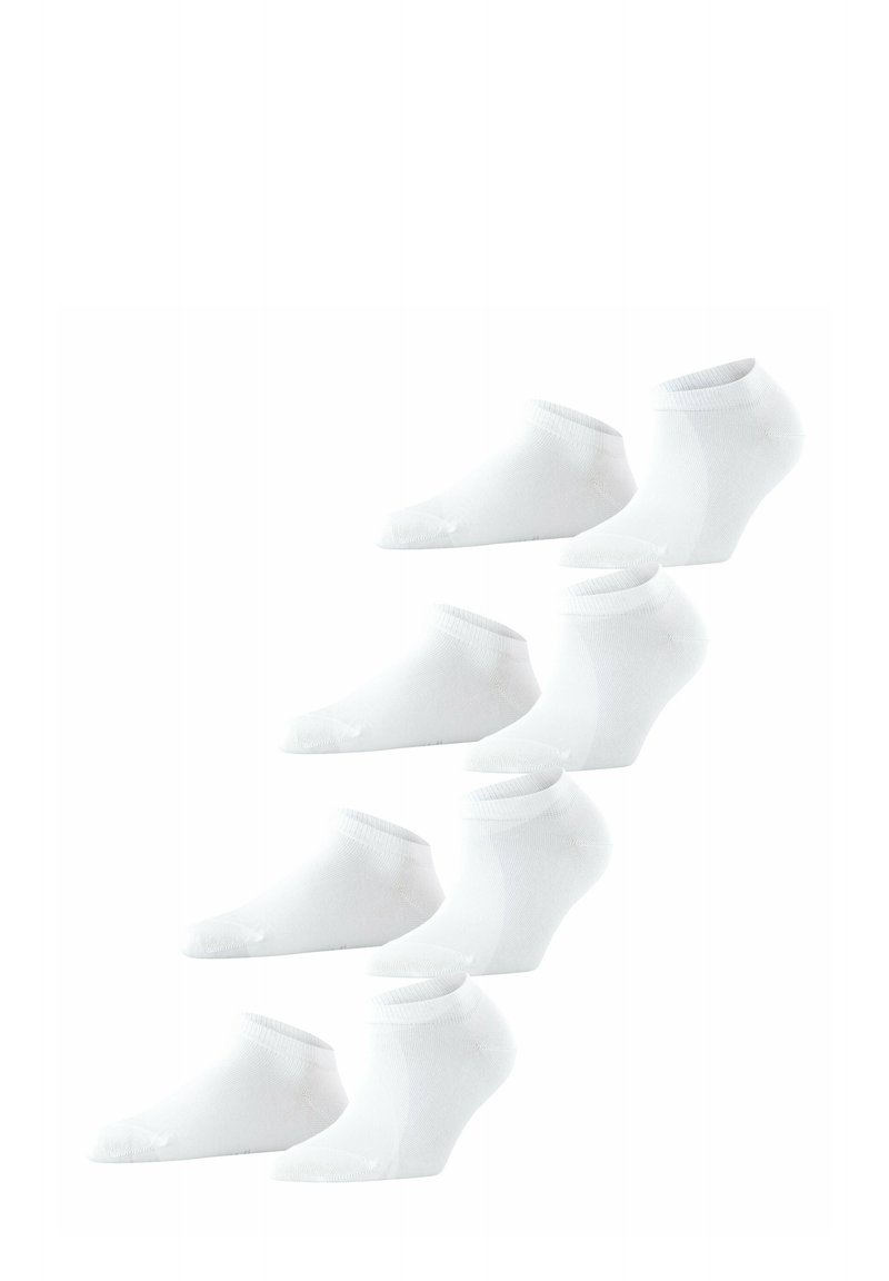 Esprit Solid 4-Pack - Socken - white
